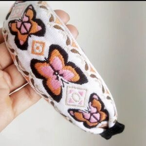 Floral Embroidered Headband